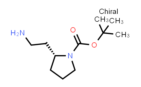 CAS No. 550378-07-9, tert-Butyl (2R)-2-(2-aminoethyl)pyrrolidine-1-carboxylate