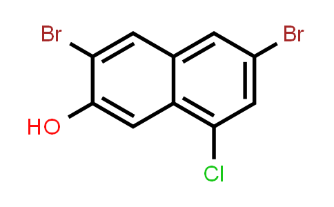 CAS No. 550998-29-3, 3,6-Dibromo-8-chloronaphthalen-2-ol