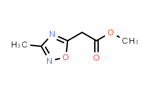 CAS No. 55152-01-7, Methyl 2-(3-methyl-1,2,4-oxadiazol-5-yl)acetate