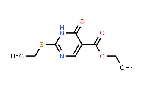 CAS No. 5518-76-3, Ethyl 2-(ethylthio)-6-oxo-1,6-dihydropyrimidine-5-carboxylate
