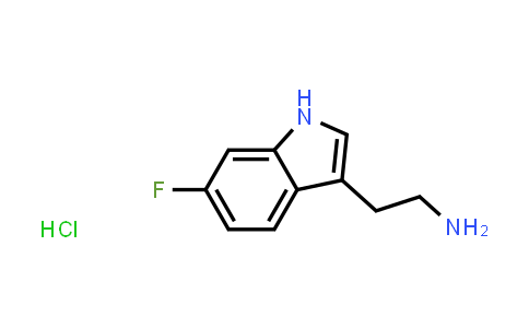 CAS No. 55206-24-1, 2-(6-Fluoro-1H-indol-3-yl)ethanamine hydrochloride