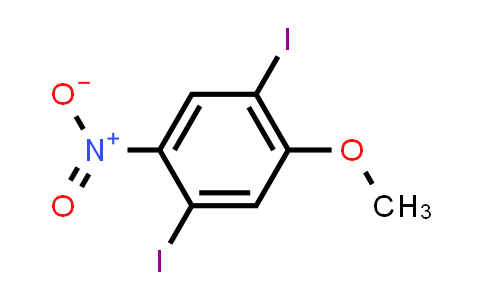CAS No. 55215-55-9, 1,4-Diiodo-2-methoxy-5-nitrobenzene