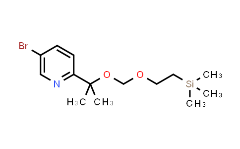 CAS No. 552287-64-6, 5-Bromo-2-(2-{[2-(trimethylsilyl)ethoxy]methoxy}propan-2-yl)pyridine