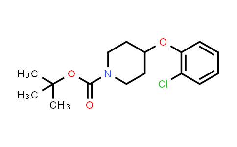 CAS No. 552868-10-7, Tert-butyl 4-(2-chlorophenoxy)piperidine-1-carboxylate