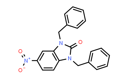 CAS No. 55327-66-7, 1,3-Dibenzyl-5-nitro-1,3-dihydro-2H-benzo[d]imidazol-2-one