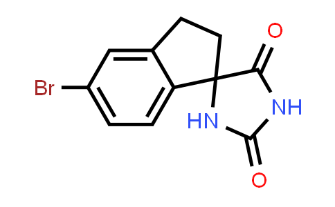 CAS No. 553680-99-2, 5'-Bromo-2',3'-dihydrospiro[imidazolidine-4,1'-indene]-2,5-dione