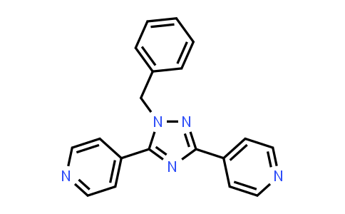 CAS No. 55391-37-2, 4,4'-(1-Benzyl-1H-1,2,4-triazole-3,5-diyl)dipyridine