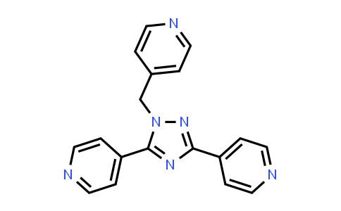 CAS No. 55391-42-9, 4,4'-(1-(Pyridin-4-ylmethyl)-1H-1,2,4-triazole-3,5-diyl)dipyridine