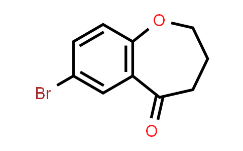CAS No. 55580-08-0, 7-Bromo-3,4-dihydro-2H-1-benzoxepin-5-one