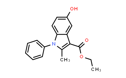 CAS No. 5564-29-4, Ethyl 5-hydroxy-2-methyl-1-phenyl-1H-indole-3-carboxylate