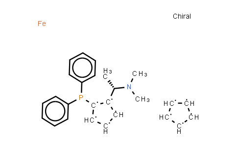 CAS No. 55650-58-3, (S)-N,N-Dimethyl-1-[(R)-2-(diphenylphosphino)ferrocenyl]ethylamine