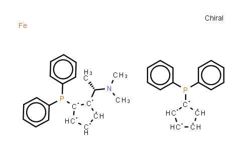 CAS No. 55650-59-4, (2S)-1-[(1S)-1-(Dimethylamino)ethyl]-1',2-bis(diphenylphosphino)ferrocene