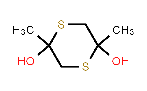 CAS No. 55704-78-4, 2,5-Dimethyl-1,4-dithiane-2,5-diol