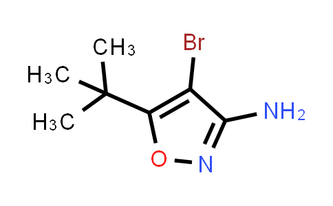 CAS No. 55809-52-4, 4-Bromo-5-tert-butyl-1,2-oxazol-3-amine