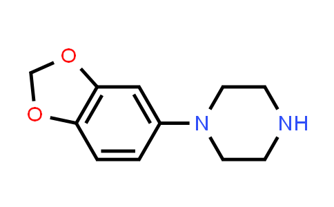 CAS No. 55827-51-5, 1-(Benzo[d][1,3]dioxol-5-yl)piperazine