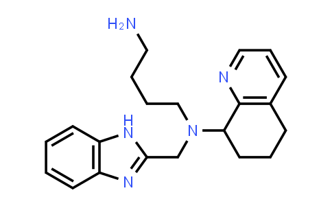 CAS No. 558441-90-0, 1,4-Butanediamine, N-(1H-benzimidazol-2-ylmethyl)-N-(5,6,7,8-tetrahydro-8-quinolinyl)-