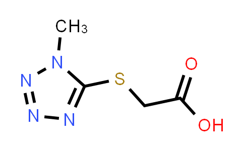 CAS No. 55862-52-7, [(1-Methyl-1H-tetrazol-5-yl)thio]acetic acid