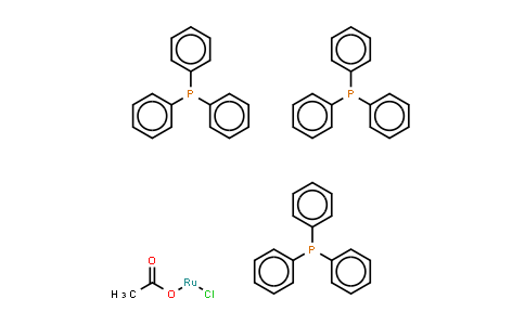 CAS No. 55978-89-7, Chlorotris(triphenylphosphine)ruthenium(II) acetate