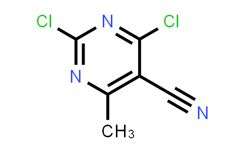 CAS No. 56035-64-4, 2,4-Dichloro-6-methylpyrimidine-5-carbonitrile