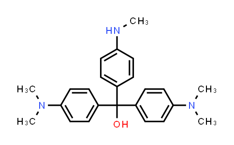 CAS No. 561-41-1, α,α-Bis[4-(dimethylamino)phenyl]-4-(methylamino)benzenemethanol