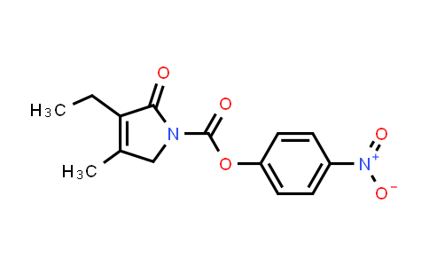 CAS No. 561052-28-6, 4-Nitrophenyl 3-ethyl-4-methyl-2-oxo-2,5-dihydro-1H-pyrrole-1-carboxylate