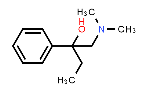 CAS No. 5612-61-3, 1-(Dimethylamino)-2-phenylbutan-2-ol