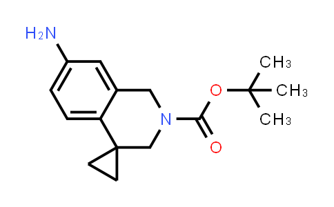 CAS No. 561297-88-9, tert-Butyl 7'-amino-1'H-spiro[cyclopropane-1,4'-isoquinoline]-2'(3'H)-carboxylate