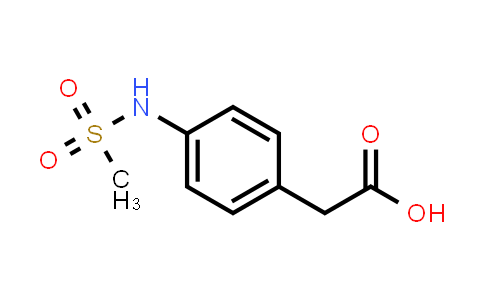 CAS No. 56205-88-0, 2-(4-(Methylsulfonamido)phenyl)acetic acid