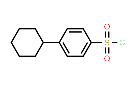 CAS No. 56354-57-5, 4-Cyclohexylbenzene-1-sulfonyl chloride