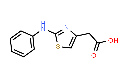 CAS No. 56355-78-3, (2-Anilino-1,3-thiazol-4-yl)acetic acid