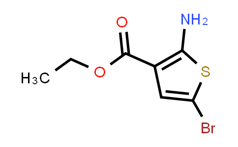 CAS No. 56387-07-6, Ethyl 2-amino-5-bromothiophene-3-carboxylate
