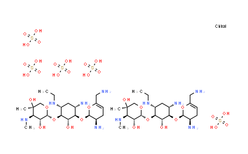 CAS No. 56391-57-2, Netilmicin (sulfate)