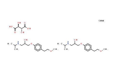 CAS No. 56392-17-7, Metoprolol (Tartrate)