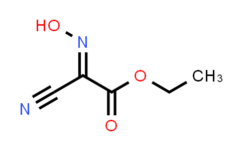 CAS No. 56503-39-0, Acetic acid, cyano(hydroxyimino)-, ethyl ester, (2E)-