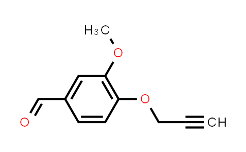 CAS No. 5651-83-2, 3-Methoxy-4-(2-propynyloxy)benzaldehyde