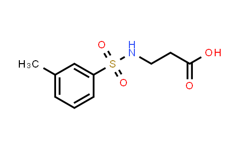 CAS No. 565169-47-3, 3-((3-Methylphenyl)sulfonamido)propanoic acid