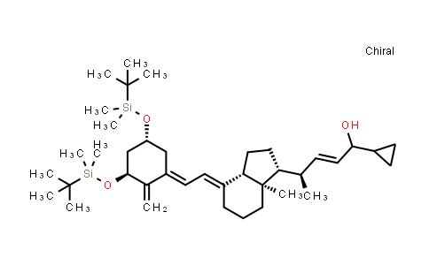CAS No. 565429-94-9, (4R,E)-4-((1R,3aS,7aR,E)-4-((E)-2-((3S,5R)-3,5-bis((tert-butyldimethylsilyl)oxy)-2-methylenecyclohexylidene)ethylidene)-7a-methyloctahydro-1H-inden-1-yl)-1-cyclopropylpent-2-en-1-ol
