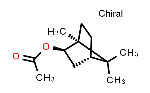 CAS No. 5655-61-8, (-)-Borneol acetate