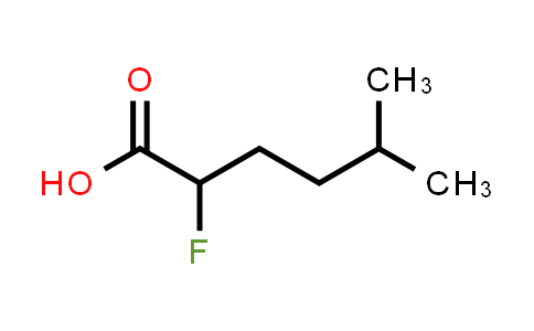 CAS No. 5659-99-4, 2-Fluoro-5-methylhexanoic acid