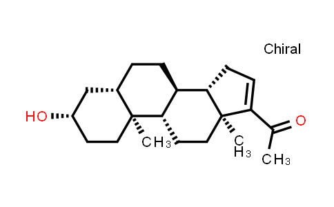 CAS No. 566-61-0, (3beta,5alpha)-3-Hydroxypregn-16-en-20-one