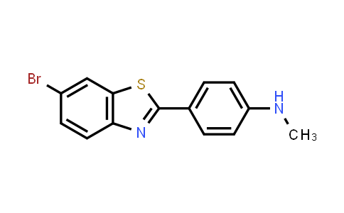 CAS No. 566169-98-0, 4-(6-Bromo-2-benzothiazolyl)-N-methylbenzenamine