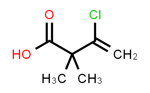 CAS No. 56663-75-3, 3-Chloro-2,2-dimethylbut-3-enoic acid