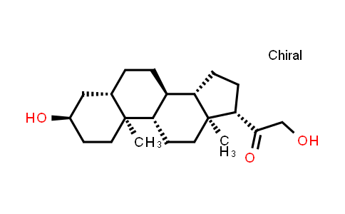 CAS No. 567-02-2, 3α,21-Dihydroxy-5α-pregnan-20-one