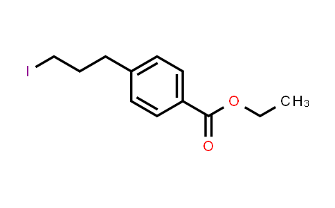 CAS No. 56703-32-3, Ethyl 4-(3-iodopropyl)benzoate