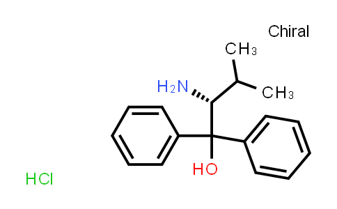 CAS No. 56755-20-5, (R)-2-Amino-3-methyl-1,1-diphenylbutan-1-ol hydrochloride