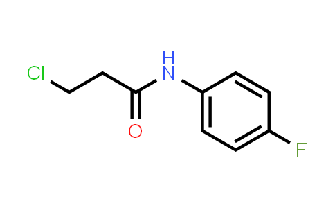 CAS No. 56767-37-4, 3-Chloro-N-(4-fluorophenyl)propanamide