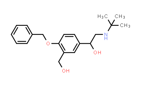 CAS No. 56796-66-8, 1-(4-(Benzyloxy)-3-(hydroxymethyl)phenyl)-2-(tert-butylamino)ethanol