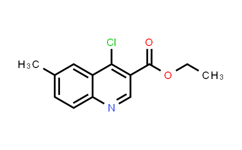 CAS No. 56824-87-4, Ethyl 4-chloro-6-methylquinoline-3-carboxylate