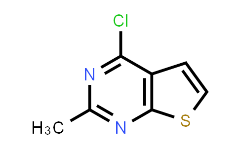 CAS No. 56843-79-9, 4-Chloro-2-methylthieno[2,3-d]pyrimidine