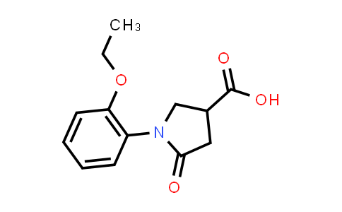 CAS No. 568558-24-7, 1-(2-Ethoxyphenyl)-5-oxopyrrolidine-3-carboxylic acid